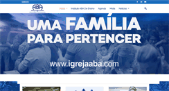 Desktop Screenshot of igrejaaba.com